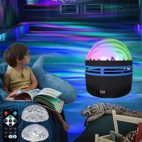 LED Star Galaxy Projector Lamp Spotlight Colorful Rotating Magic Ball