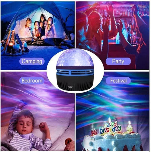 LED Star Galaxy Projector Lamp Spotlight Colorful Rotating Magic Ball