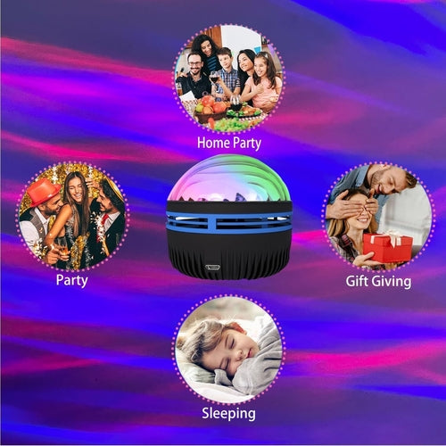 LED Star Galaxy Projector Lamp Spotlight Colorful Rotating Magic Ball