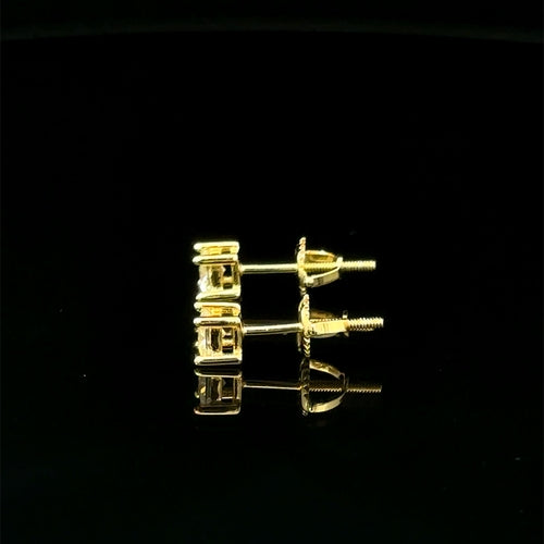 998242 | 925 Moissanite 0.50CTW Gold Earrings