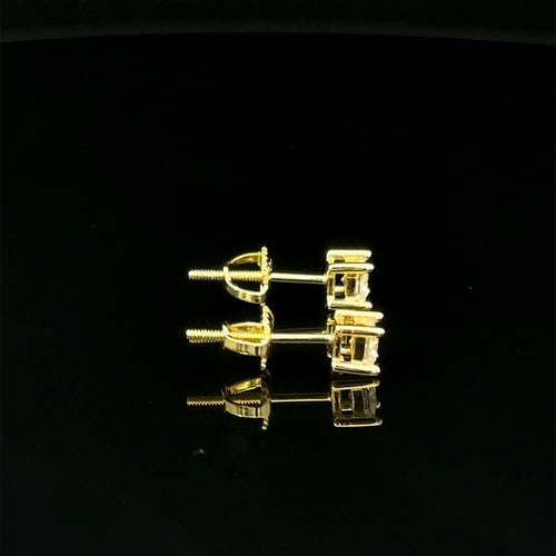 998242 | 925 Moissanite 0.50CTW Gold Earrings